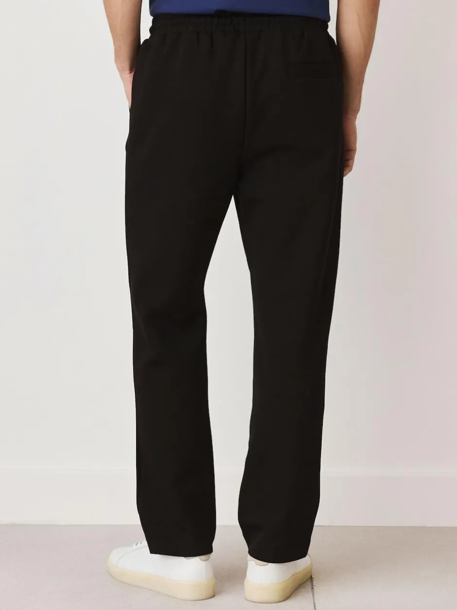 Next N. Premium Soft Touch Scuba Slim Fit Open Joggers Black Outlet