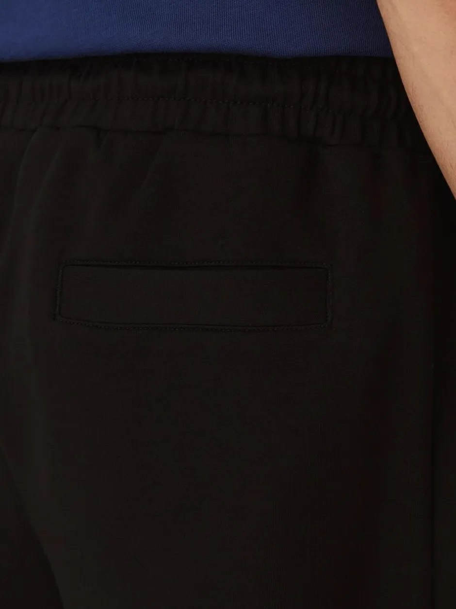 Next N. Premium Soft Touch Scuba Slim Fit Open Joggers Black Outlet