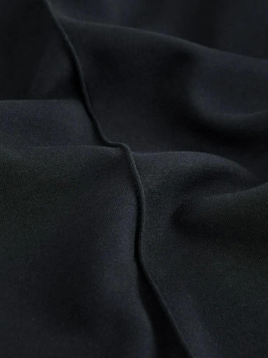 Next N. Premium Soft Touch Scuba Slim Fit Open Joggers Black Outlet