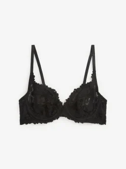 Next Non Pad Full Cup Lace Ultimate Comfort Bra Black Best
