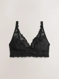 Next Non Pad Non Wire Lace Ultimate Comfort Bra Black Sale