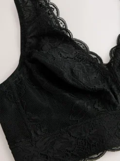 Next Non Pad Non Wire Total Support Lace Bra Black Hot