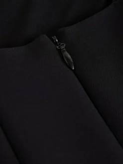 Next Occasion Cinched Waist Maxi Dress Black New