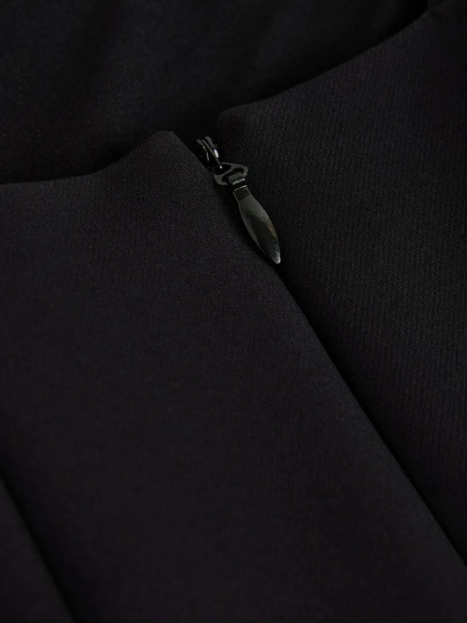Next Occasion Cinched Waist Maxi Dress Black New