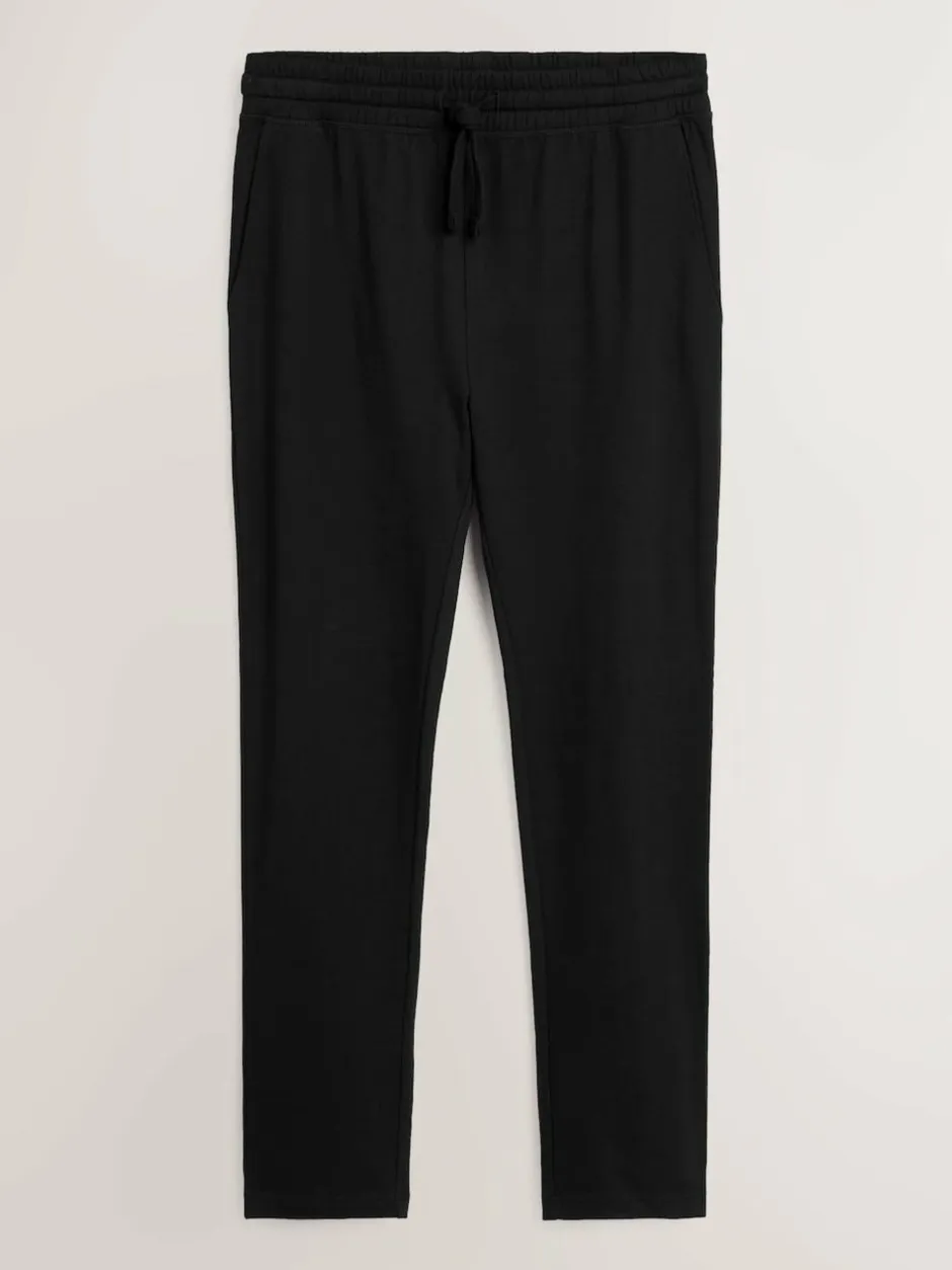Next Open Loopback Soft Touch Cuffed Joggers Black Discount