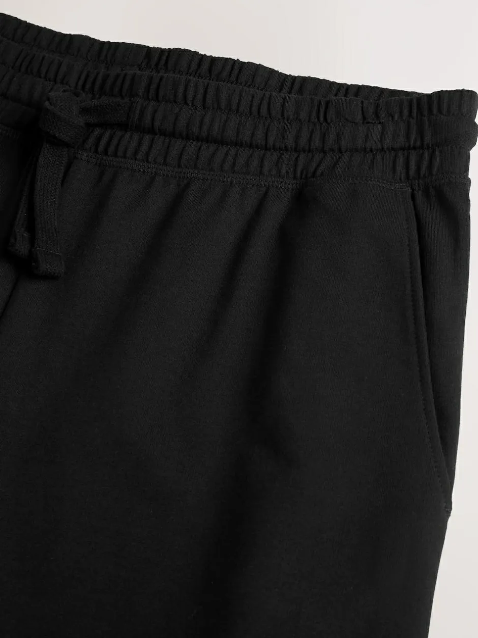 Next Open Loopback Soft Touch Cuffed Joggers Black Discount