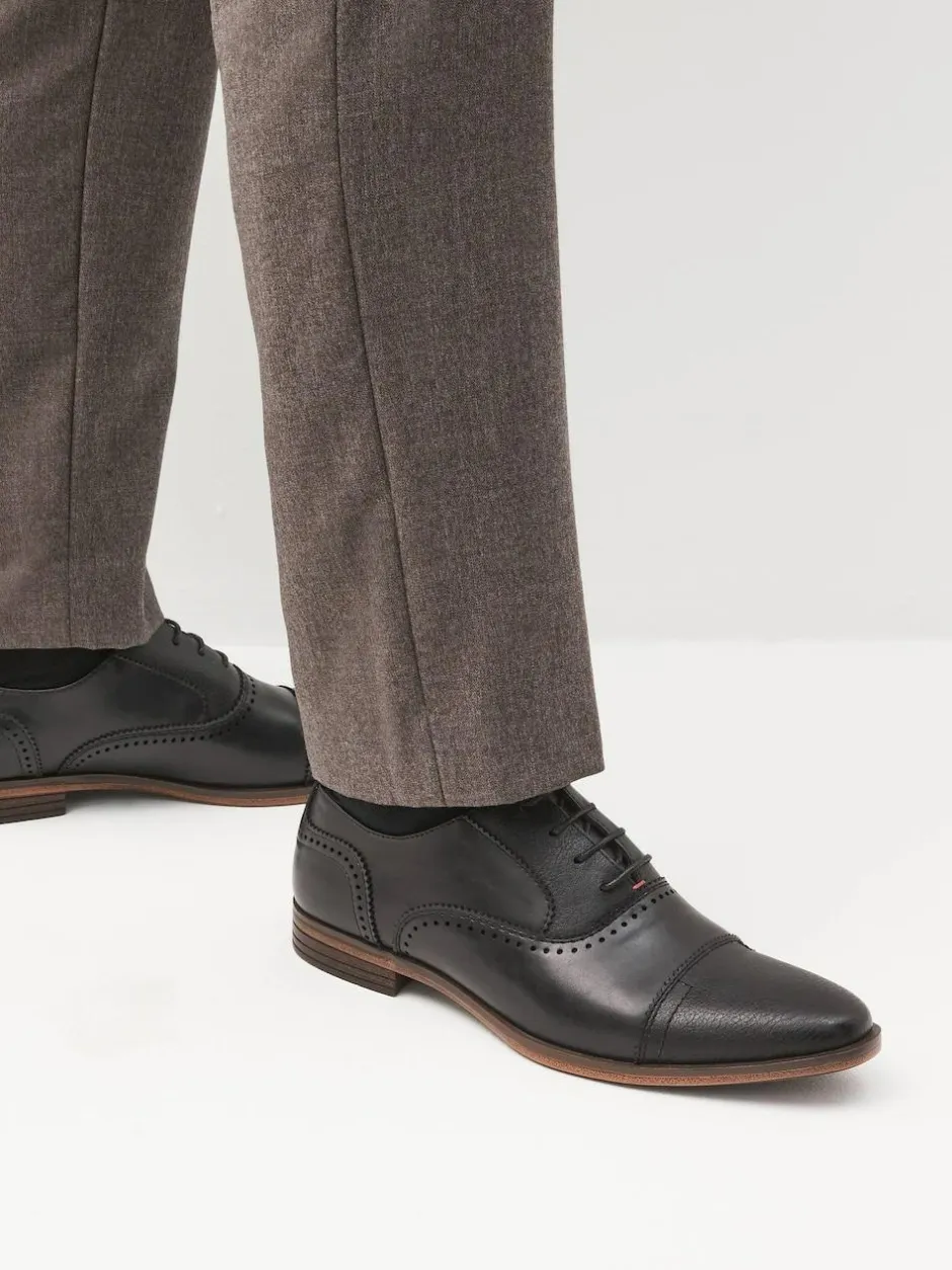 Next Oxford Toe Cap Shoes Black Best