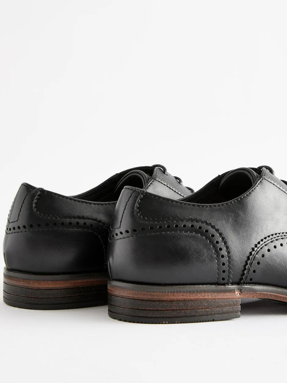 Next Oxford Toe Cap Shoes Black Best