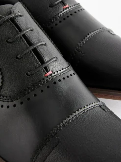 Next Oxford Toe Cap Shoes Black Best