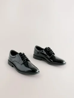 Next Black Patent Leather Lace Up Shoes Best