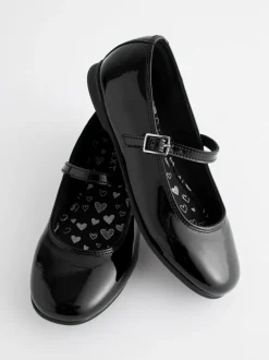 Next Standard Fit (F) Leather Mary Jane School Shoes Black Patent Online