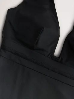 Next Black Plunge Shaping Tummy Control Swimsuit Clearance