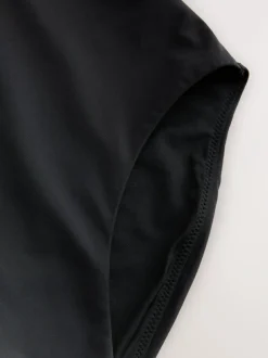 Next Black Plunge Shaping Tummy Control Swimsuit Clearance