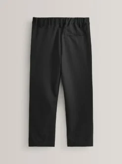 Next Plus Waist Straight Leg School Trousers (3-17yrs) Black Discount