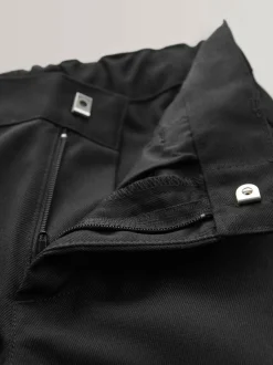 Next Plus Waist Straight Leg School Trousers (3-17yrs) Black Discount