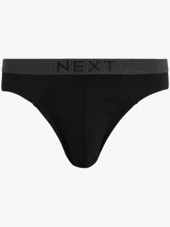 Next Black Pure 100% Cotton Briefs 4 Pack Hot