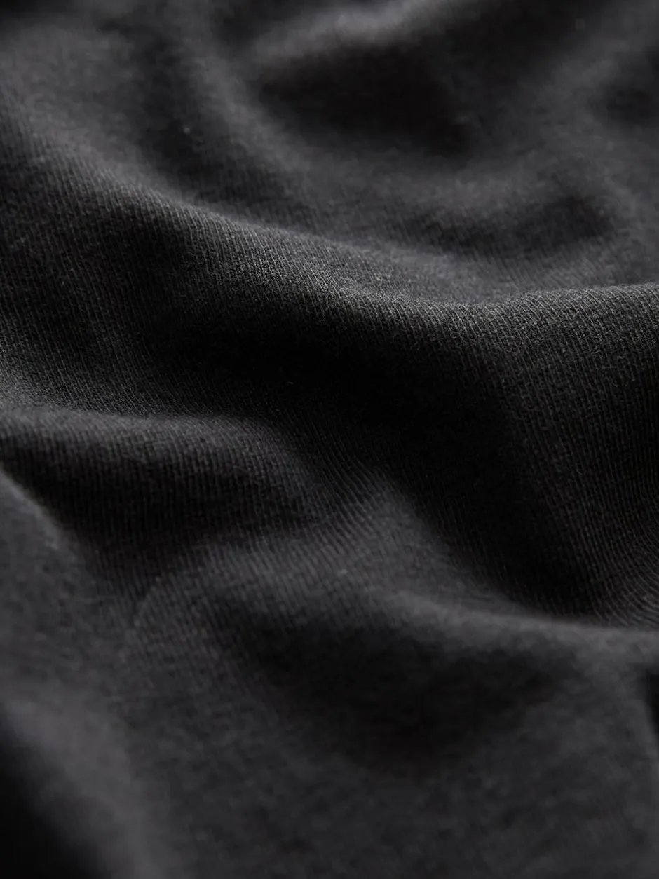 Next Pure 100% Cotton Layering Vests 2 Pack Black Clearance