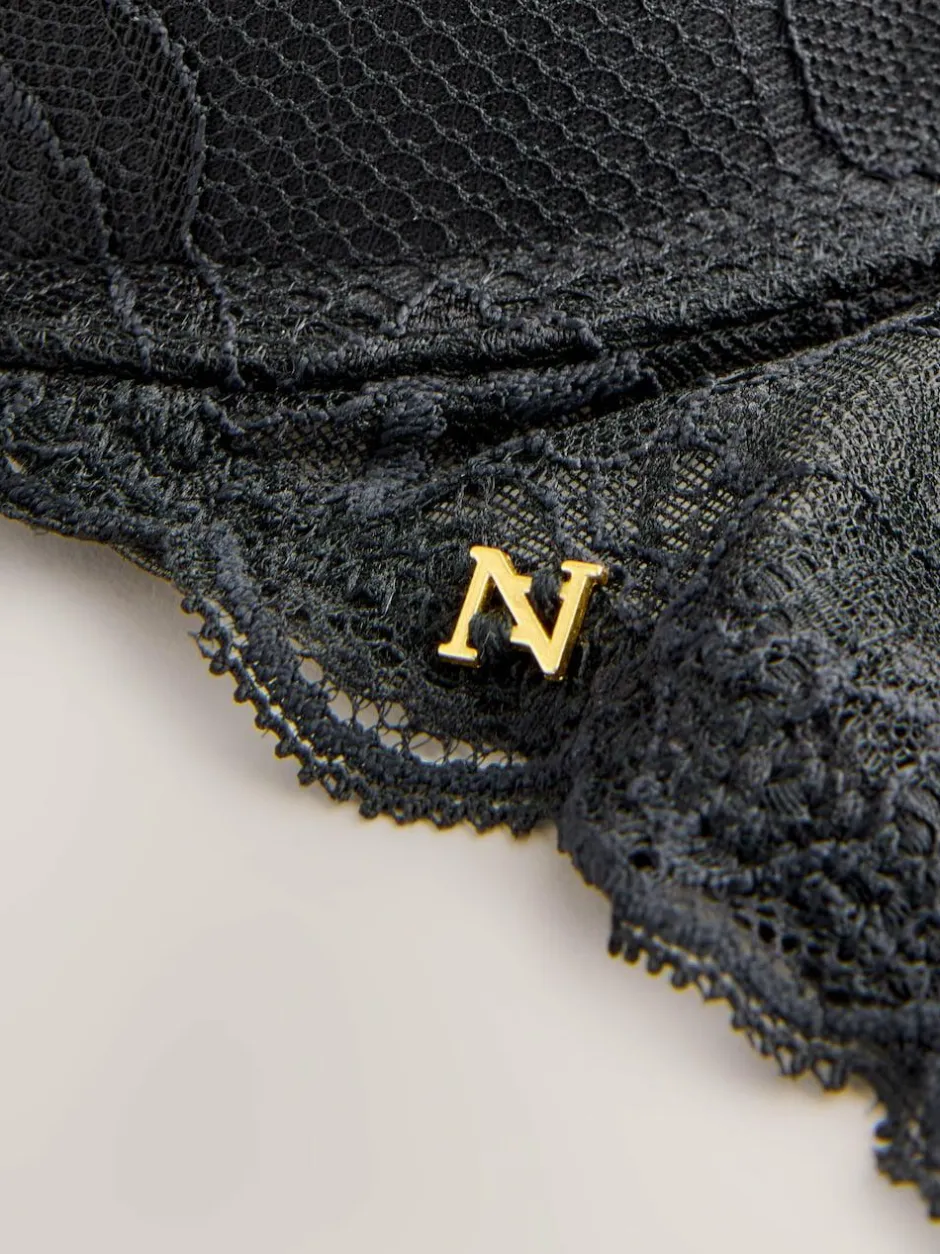 Next Black Push Up Pad Plunge A-D Wow Triple Boost Lace Multiway Bra Discount