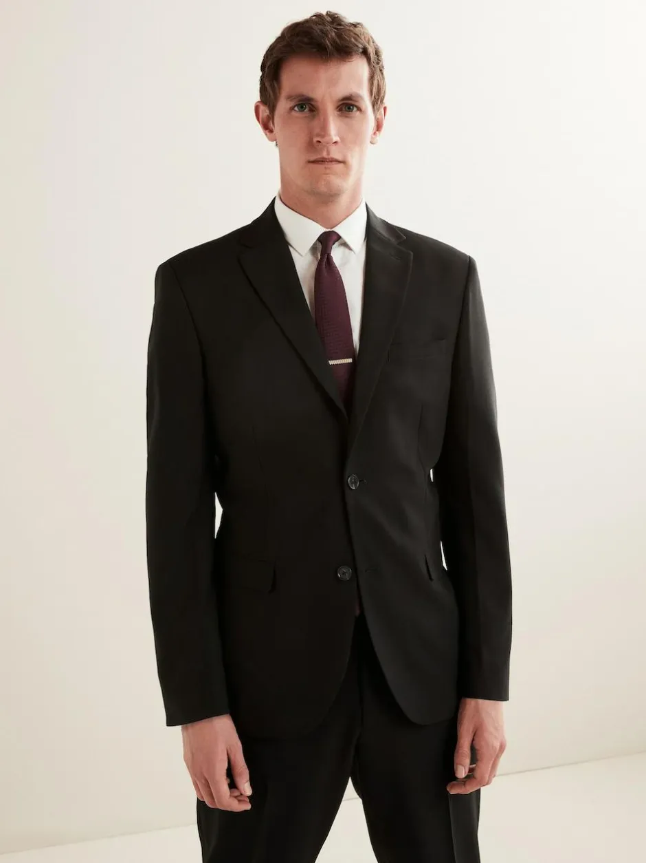 Next Regular Fit Essential Suit Jacket Black