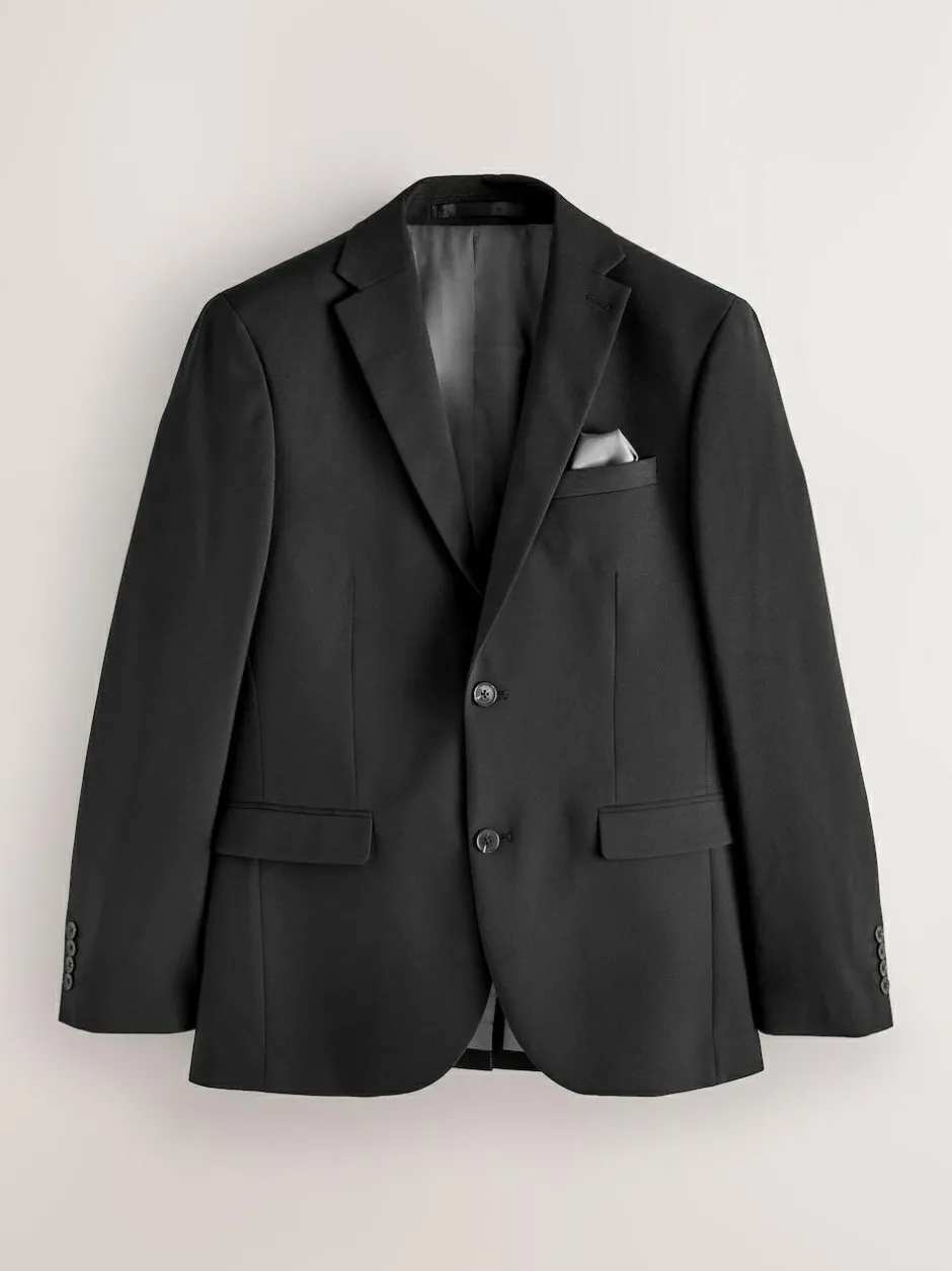 Next Regular Fit Essential Suit Jacket Black