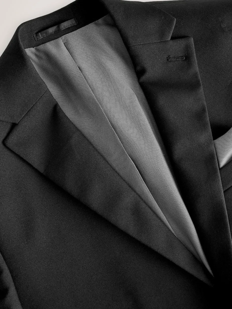 Next Regular Fit Essential Suit Jacket Black
