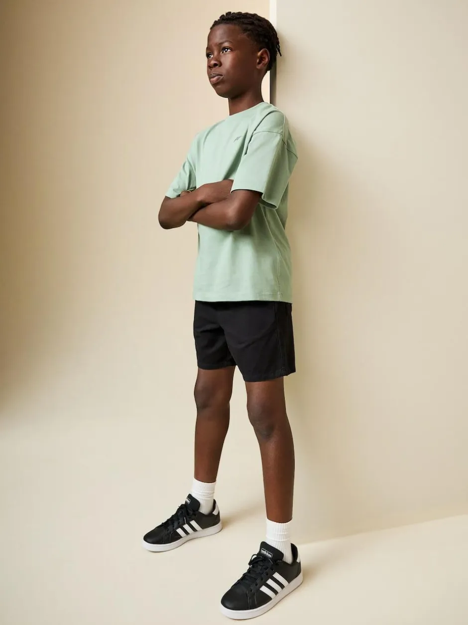 Next Black Regular Fit Shorts (3-16yrs)