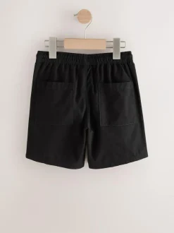Next Black Regular Fit Shorts (3-16yrs)