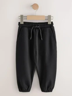 Next Regular Fit Soft Touch Jersey Joggers (3mths-7yrs) Black Best