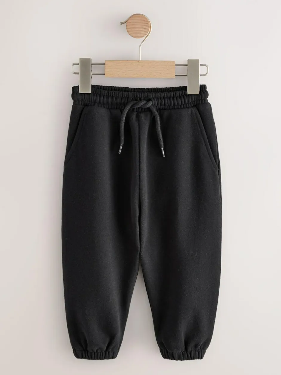 Next Regular Fit Soft Touch Jersey Joggers (3mths-7yrs) Black Best