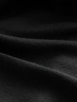 Next Black Regular Fit Soft Touch Crew Neck Jumpers 2 Pack