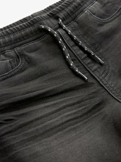 Next Regular Fit Stretch Elasticated Waist Jeans (3-16yrs) Black Discount