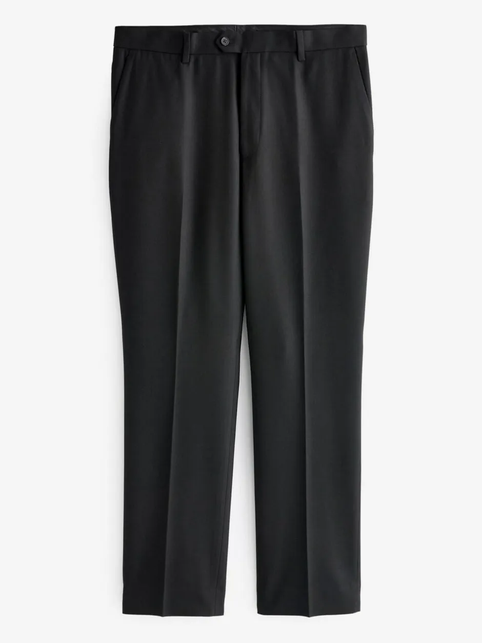 Next Black Regular Fit Textured Suit Trousers Outlet