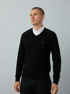 Next Regular Fit Textured Oxford Mock Shirt Jumper Black Hot