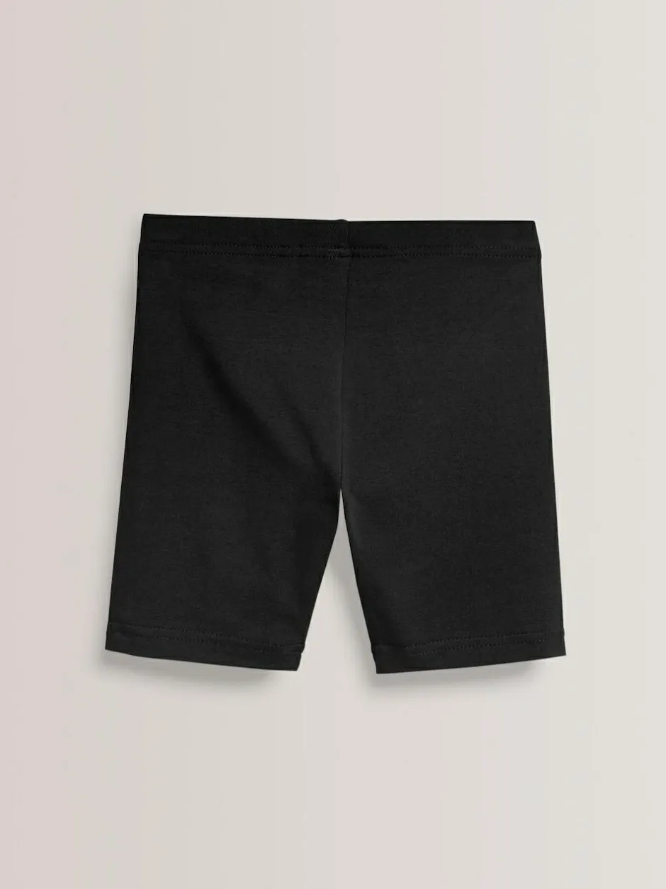 Next Regular Length 2 Pack Cotton Rich Stretch Cycle Shorts (3-16yrs) Black Discount