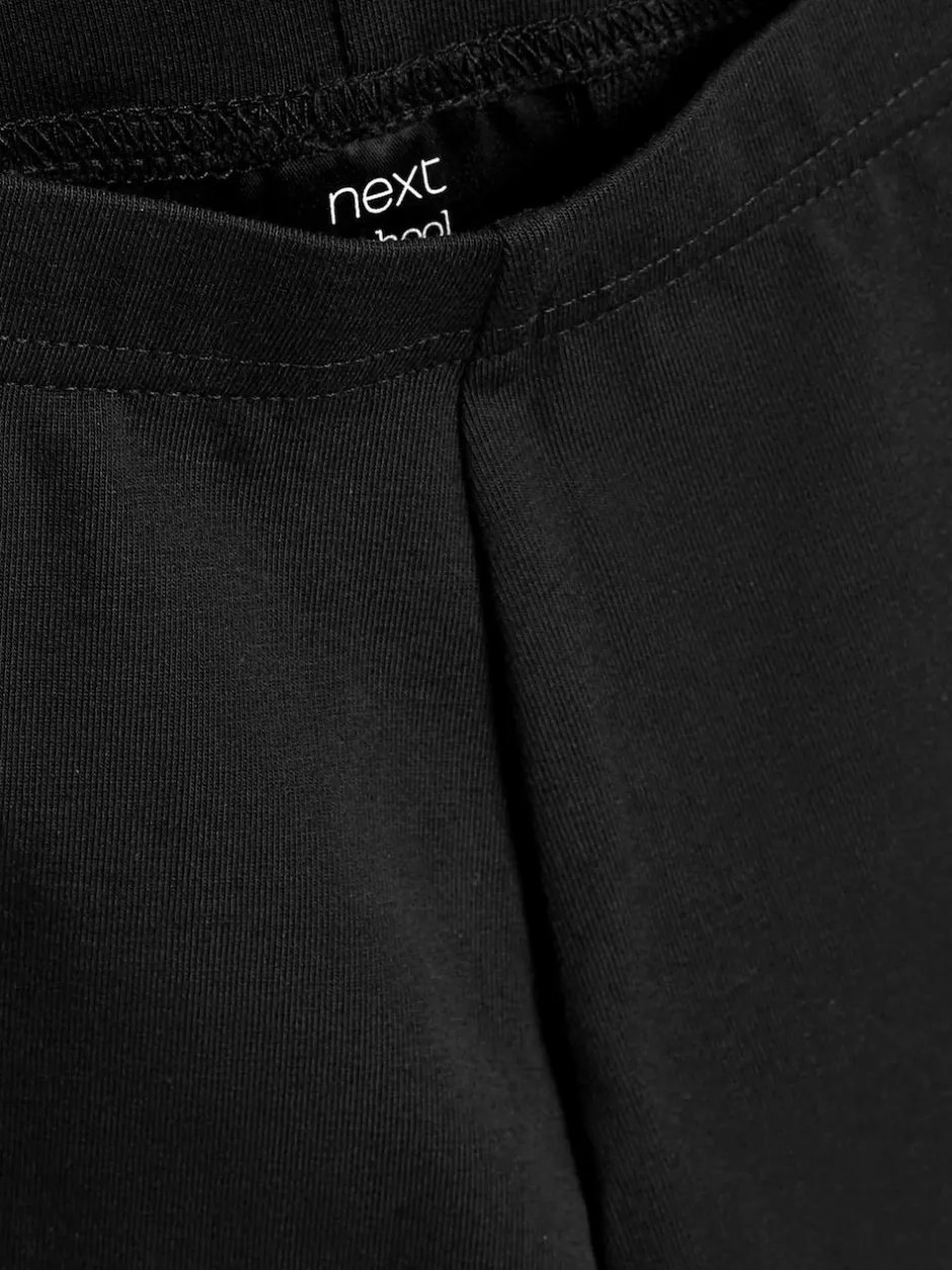 Next Regular Length 2 Pack Cotton Rich Stretch Cycle Shorts (3-16yrs) Black Discount