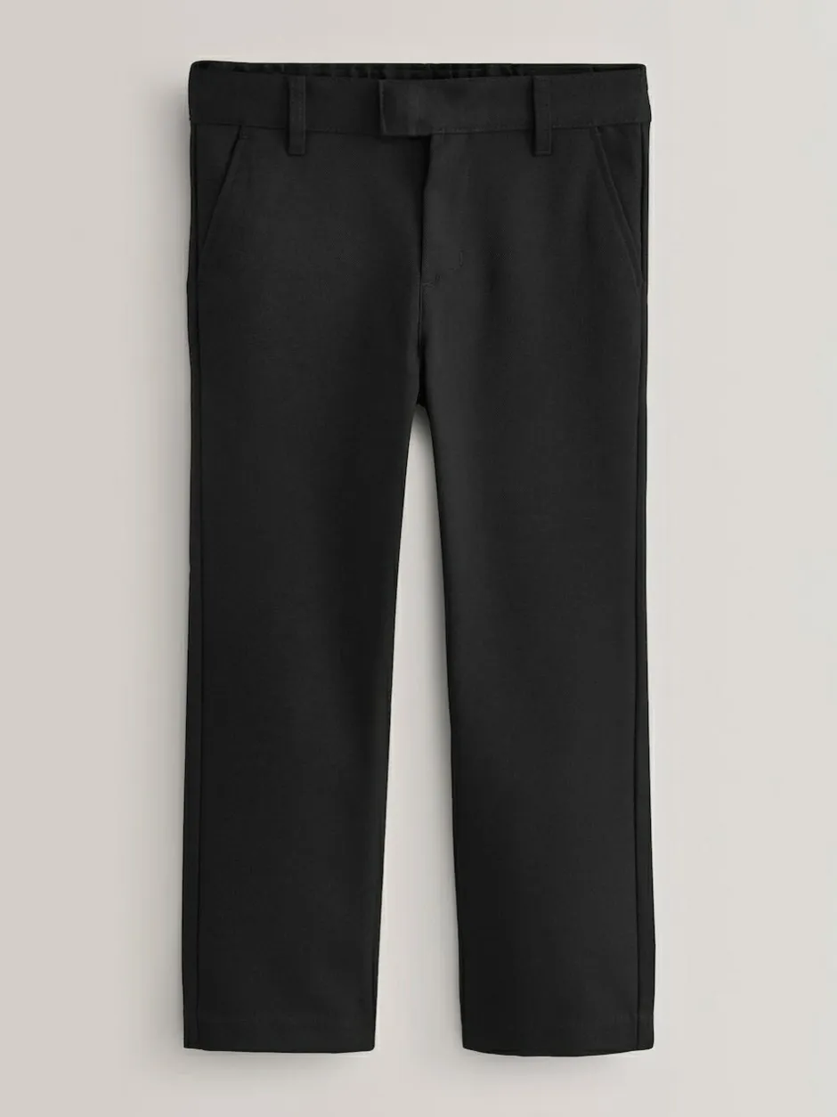 Next Regular Length Standard Waist School Trousers (3-17yrs) Black