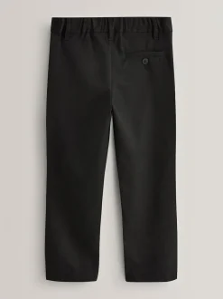 Next Regular Length Standard Waist School Trousers (3-17yrs) Black