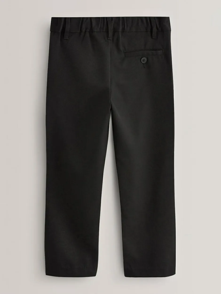 Next Regular Length Standard Waist School Trousers (3-17yrs) Black