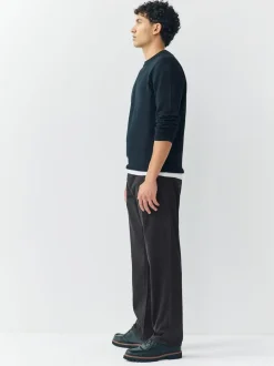 Next Black Regular Tapered Fit Stretch Chinos Trousers Discount