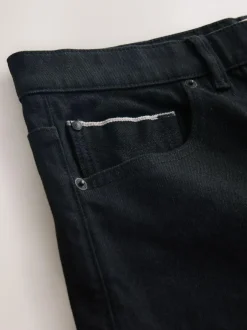 Next Regular Tapered Fit Signature Selvedge Denim Jeans Black