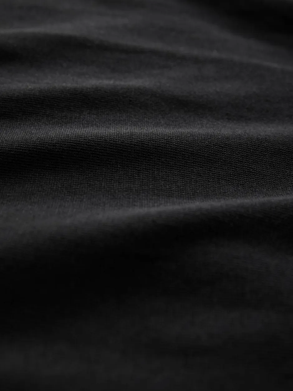 Next Black Relaxed Fit Heavyweight T-Shirts 3 Pack Outlet