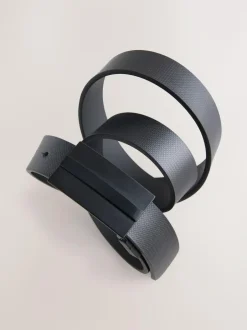 Next Black Reversible Plaque Belt Online