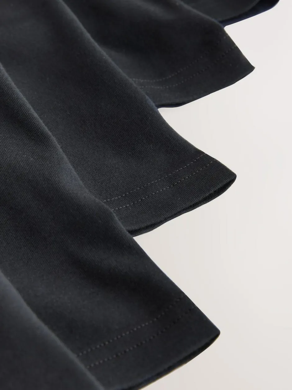 Next Black Rich Marl Waistband A-Front Boxers 10 Pack Sale
