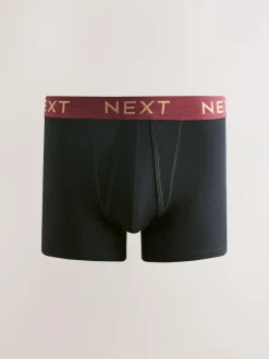 Next Black Rich Marl Waistband A-Front Boxers 10 Pack Sale