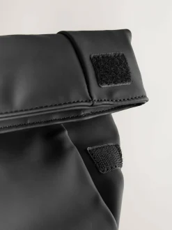 Next Roll Top Backpack Black Hot