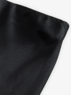 Next Black Satin Midi Skirt Hot