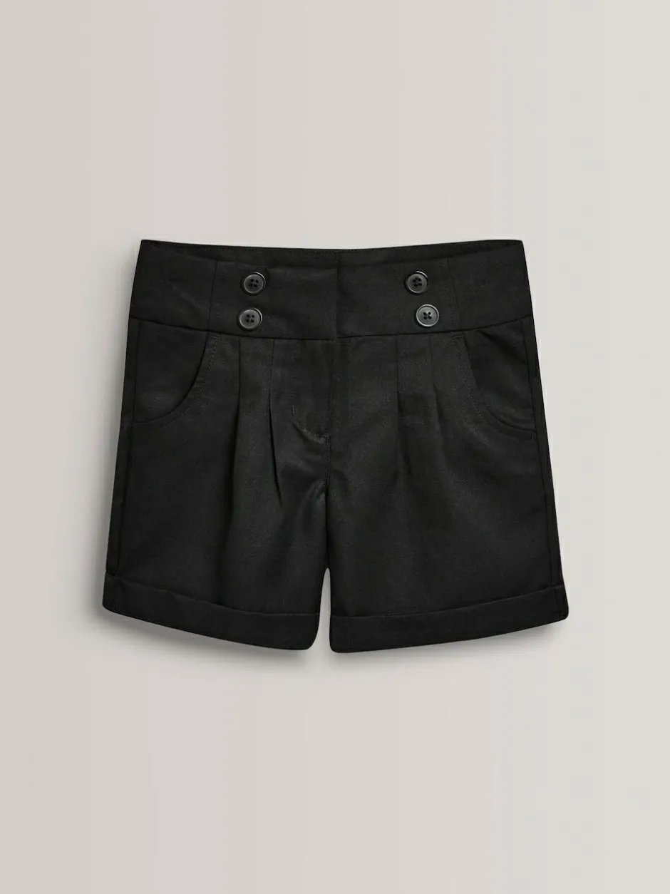 Next School Shorts (3-16yrs) Black Hot
