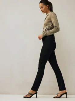 Next Sculpting Military Trousers Black Best