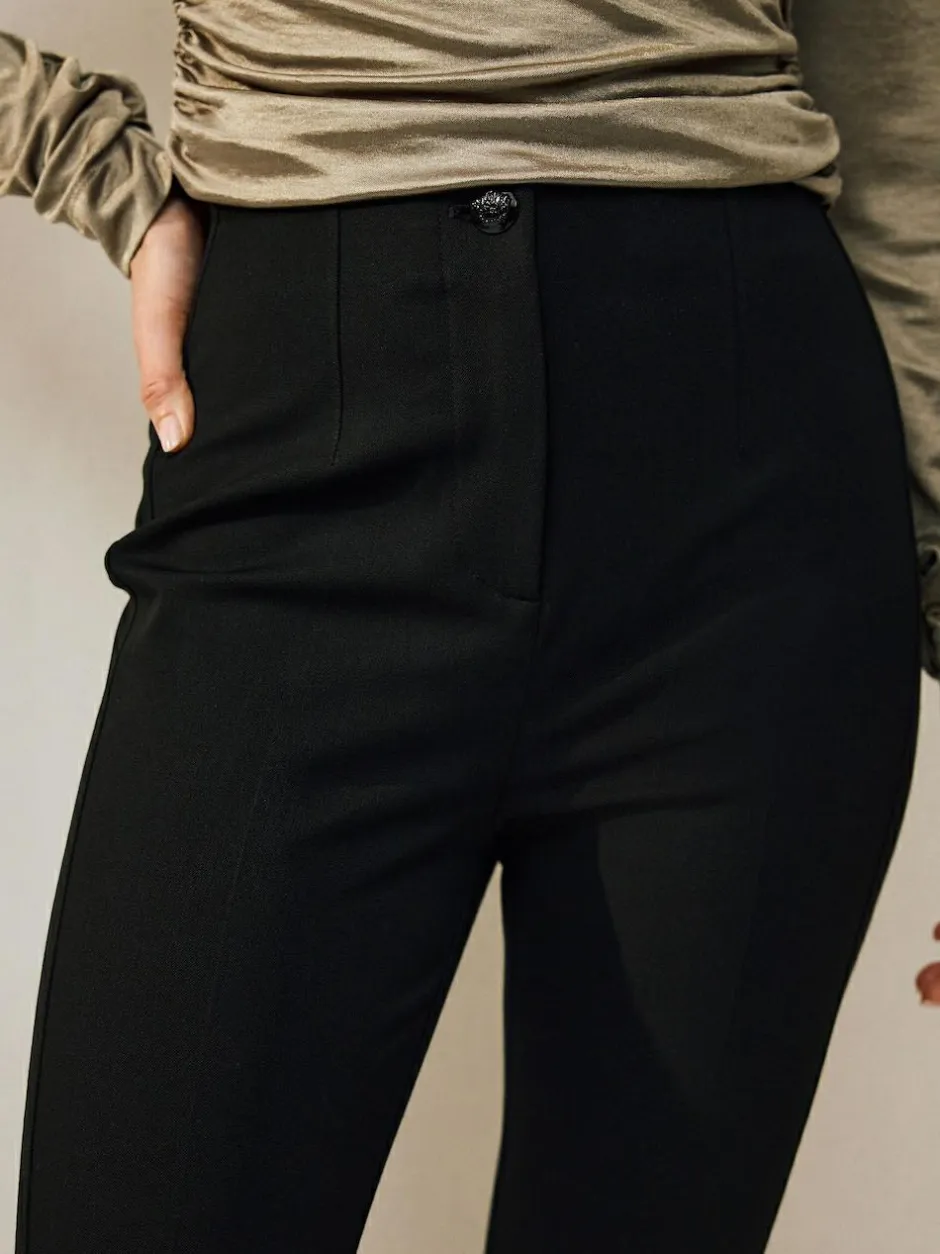 Next Sculpting Military Trousers Black Best