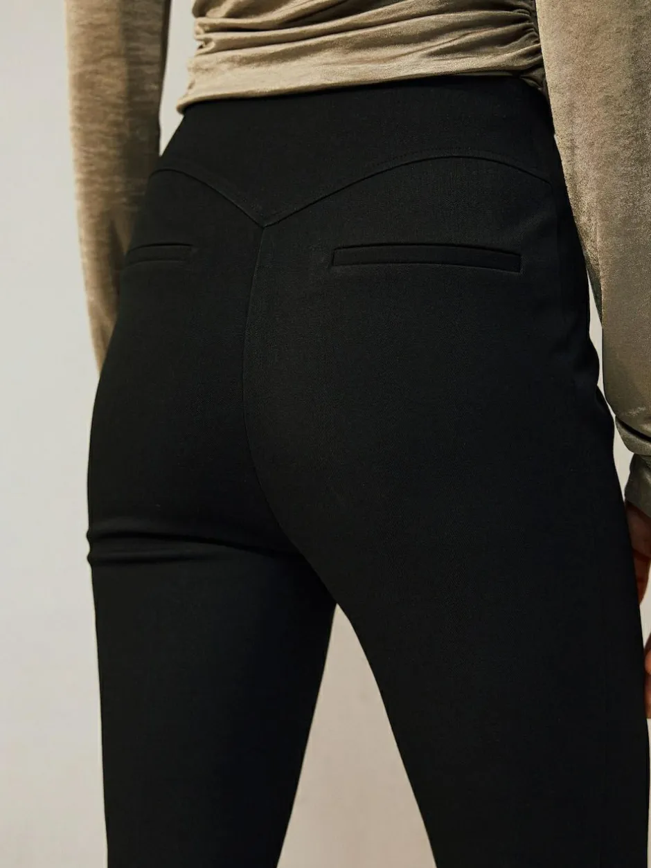 Next Sculpting Military Trousers Black Best